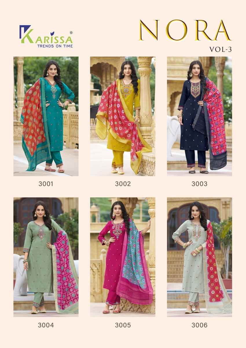 Karissa Nora Vol 3 Viscose Kurti Combo 6 pcs Catalogue