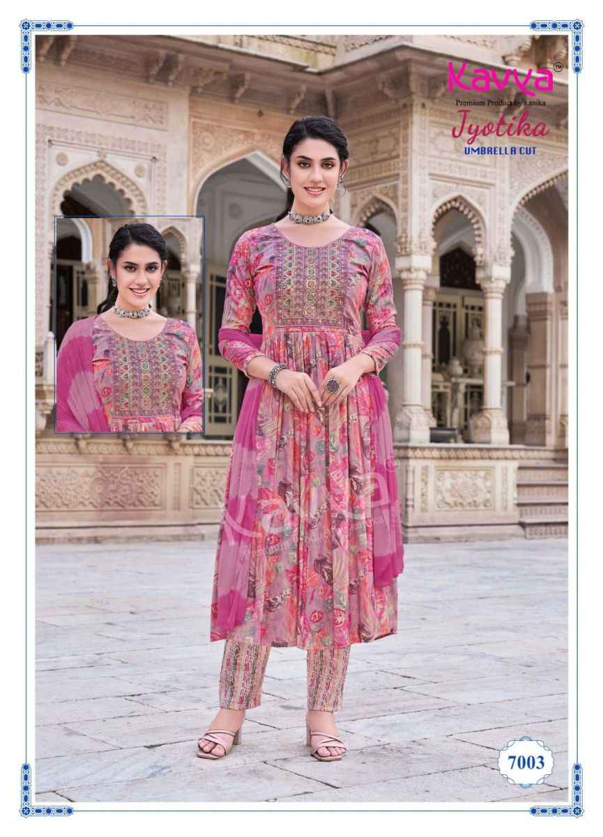 Kavya Jyotika Vol-7 Rayon Kurti Combo 10 pcs Catalogue