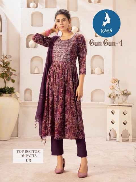 Kaya Gungun Vol 4 Cotton Kurti Combo 8 pcs Catalogue