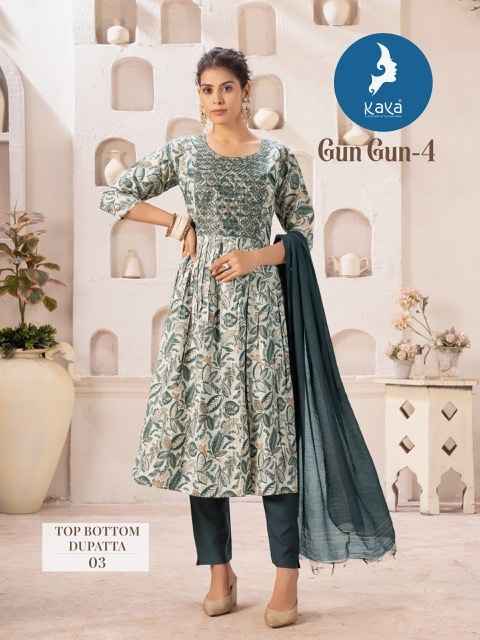 Kaya Gungun Vol 4 Cotton Kurti Combo 8 pcs Catalogue