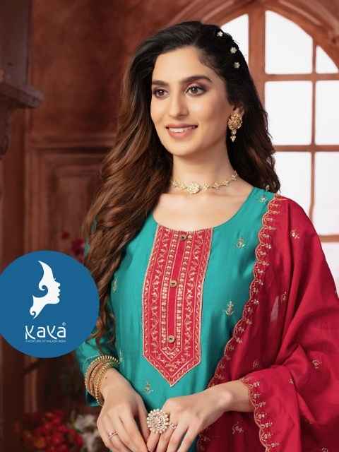 Kaya Kanchan Roman Silk Kurti Combo 8 pcs Catalogue