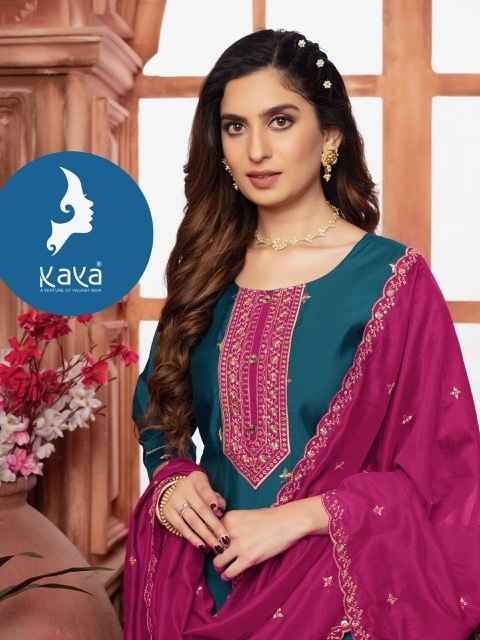 Kaya Kanchan Roman Silk Kurti Combo 8 pcs Catalogue