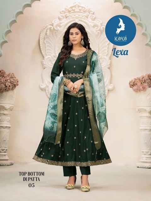 Kaya Lexa Roman Silk Kurti Combo 8 pcs Catalogue