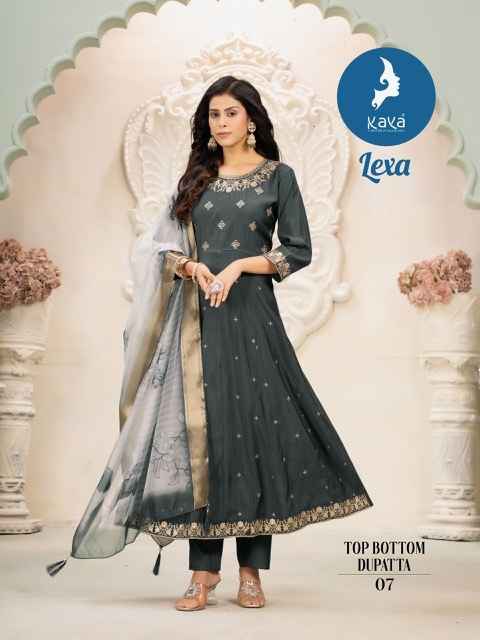 Kaya Lexa Roman Silk Kurti Combo 8 pcs Catalogue