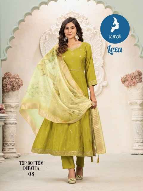 Kaya Lexa Roman Silk Kurti Combo 8 pcs Catalogue