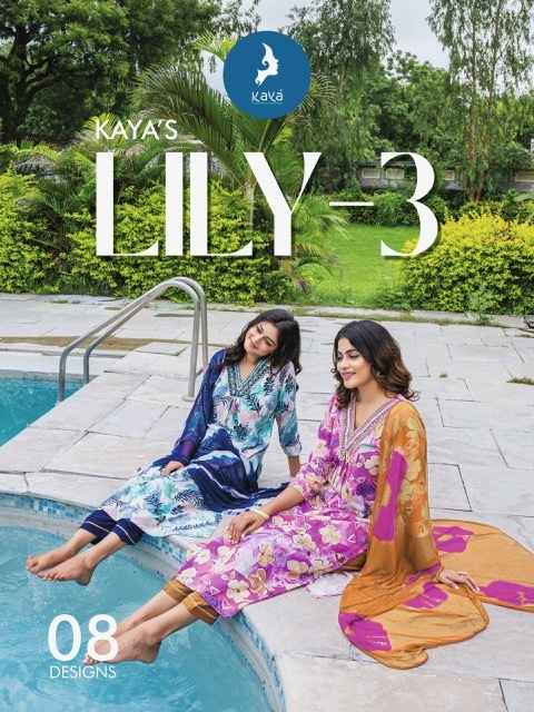 Kaya Lily 3 Rayon Kurti Combo 8 pcs Catalogue