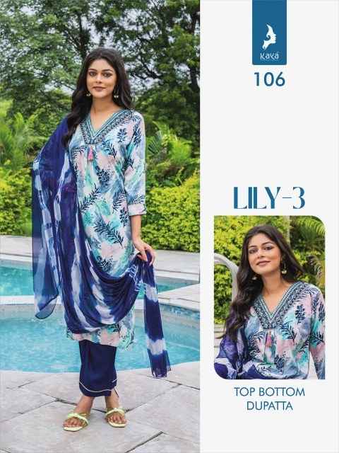 Kaya Lily 3 Rayon Kurti Combo 8 pcs Catalogue