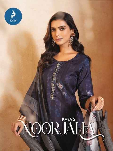 Kaya Noorjaha Muslin Dress Material 6 pcs Catalogue