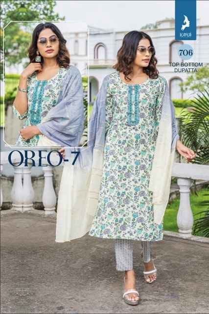 Kaya Oreo Vol 7 Rayon Kurti Combo 8 pcs Catalogue