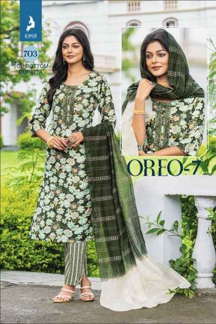 Kaya Oreo Vol 7 Rayon Kurti Combo 8 pcs Catalogue