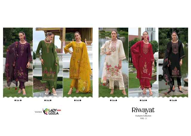 Lady Leela Riwayat Vol 2 Viscose Silk Kurti Combo 6 pcs Catalogue