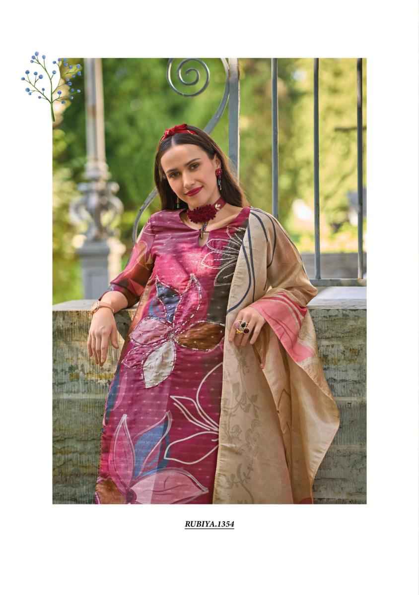 Lady Leela Rubiya Jacquard Silk Kurti Combo 6 pcs Catalogue