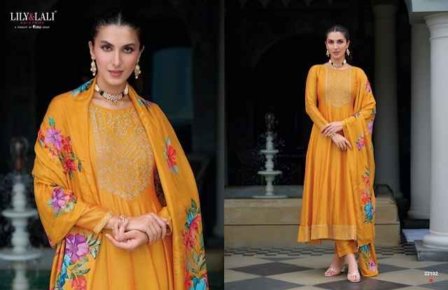 Lily & Lali Mallikajaan Silk Kurti Combo 6 pcs Catalogue