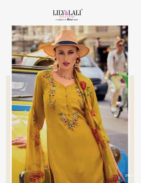 Lily & Lali Riwaaz Vol 6 Silk Kurti Combo 6 pcs Catalogue