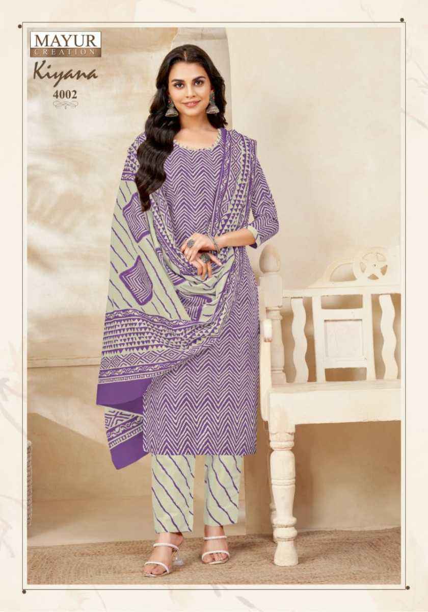 Mayur Creation Kiyana Vol 4 Readymade Cotton Dress 10 pcs Catalogue