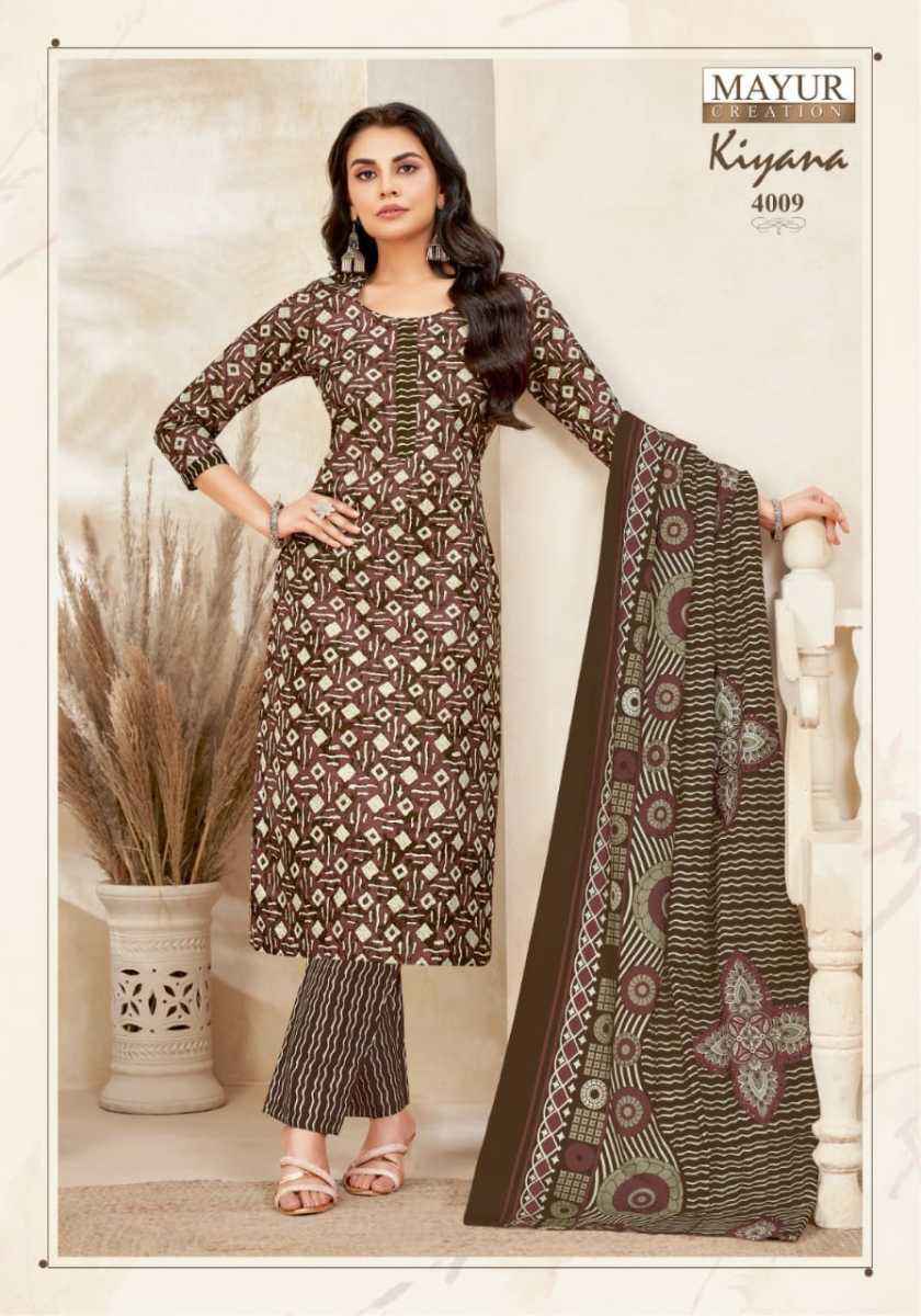 Mayur Creation Kiyana Vol 4 Readymade Cotton Dress 10 pcs Catalogue