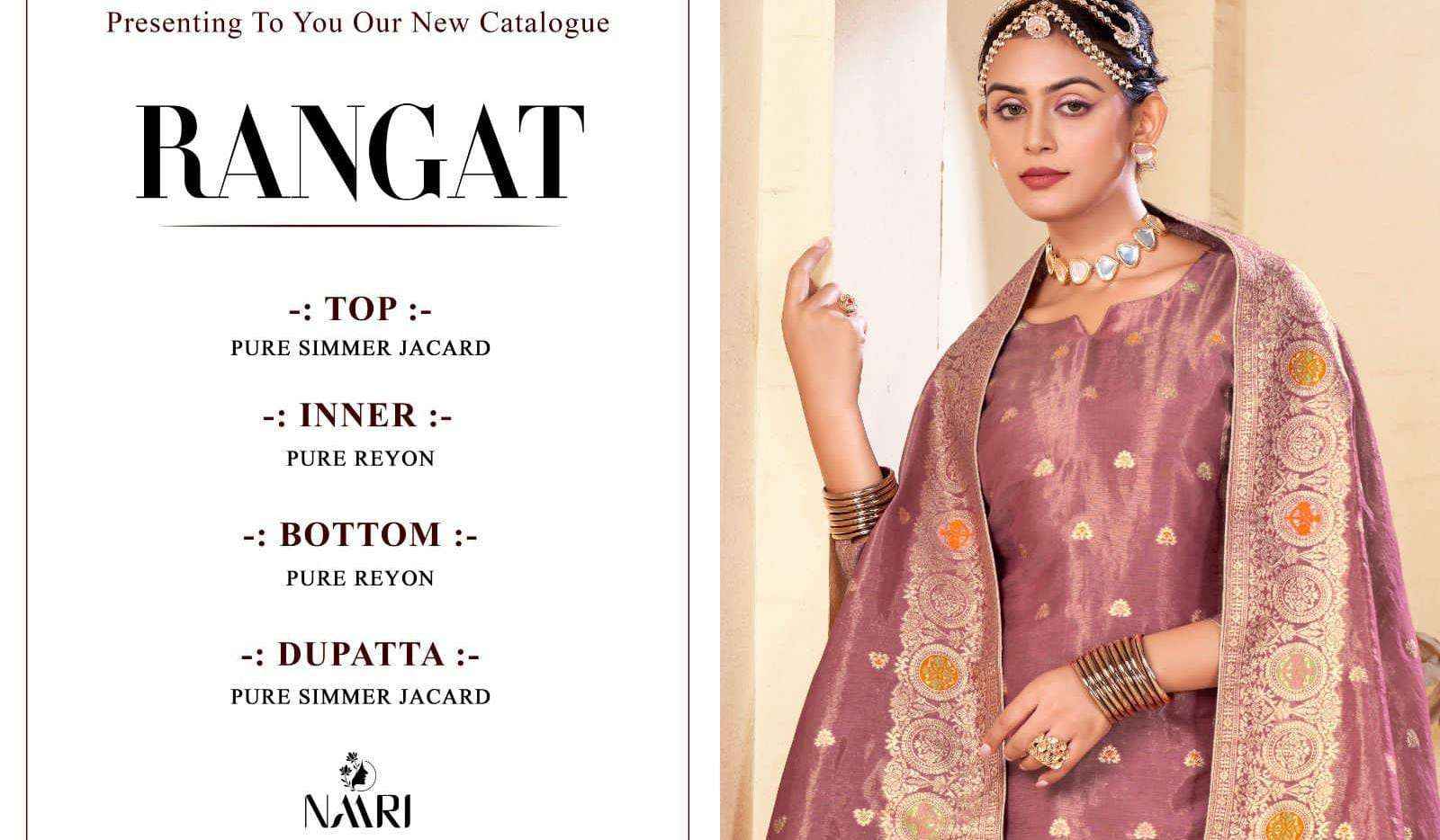 Naari Rangat Viscose Dress Material 4 pcs Catalogue