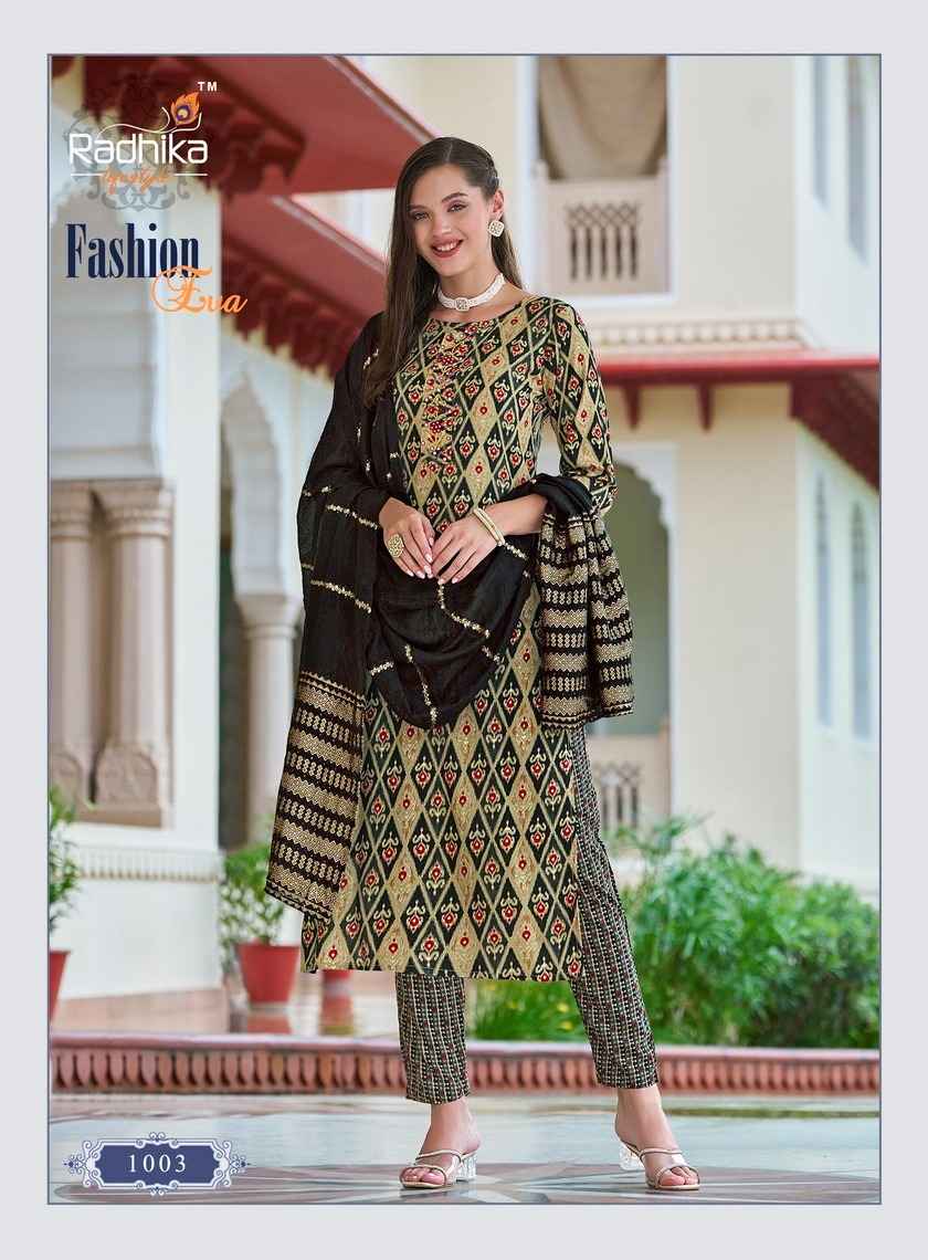 Radhika Lifestyle Eva Vol 1 Rayon Kurti Combo 8 pcs Catalogue