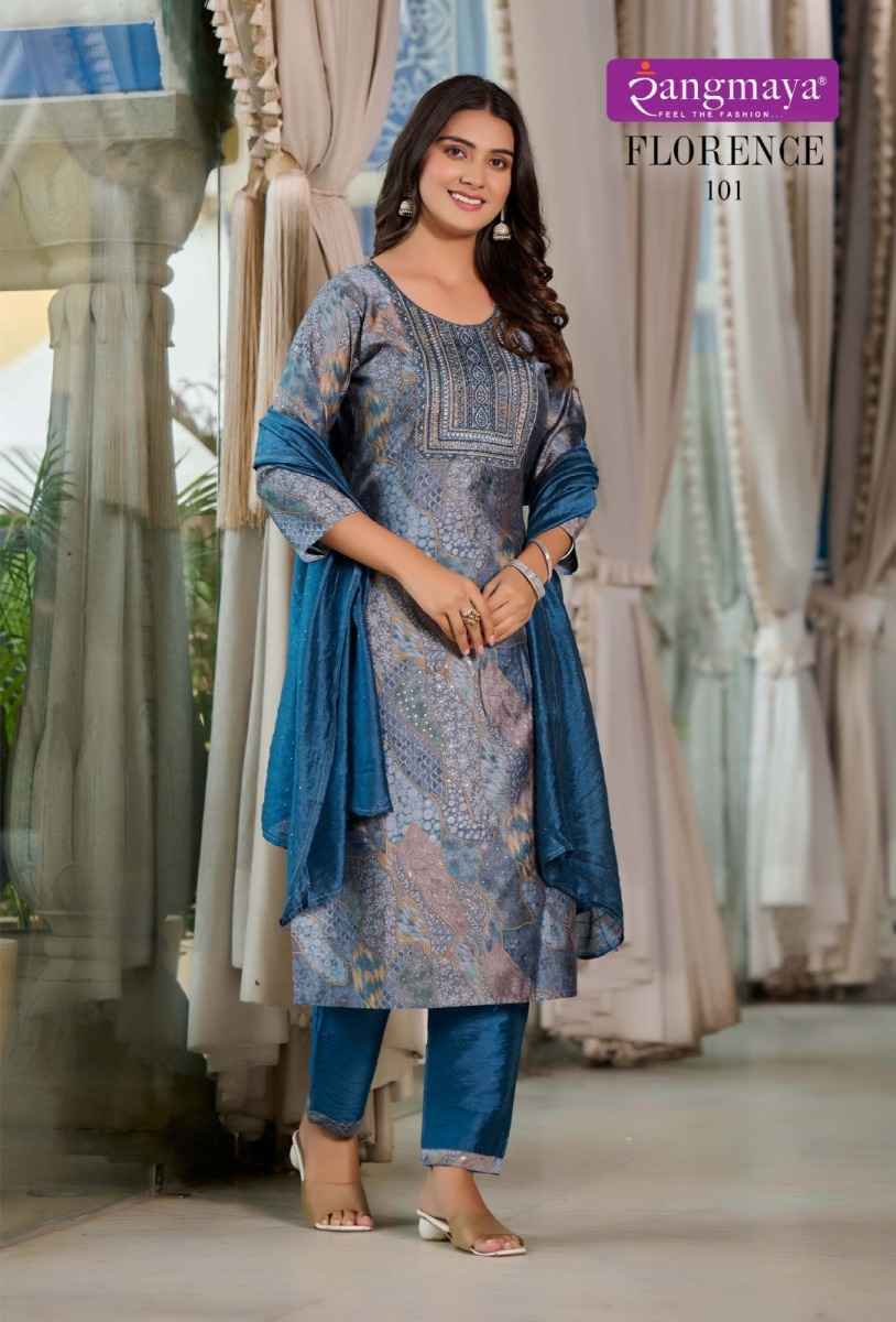 Rangmaya Florence Silk Kurti Combo 8 pcs Catalogue