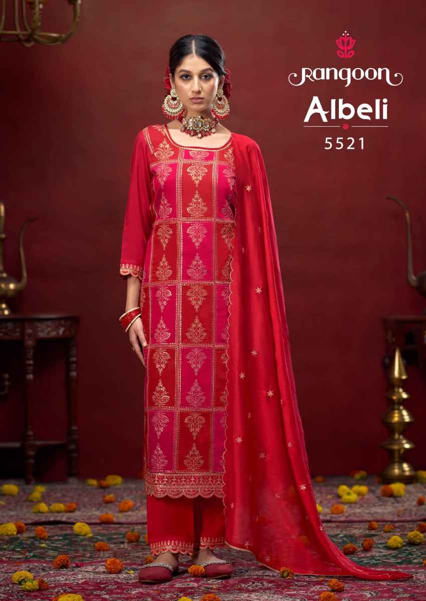 Rangoon Albeli Silk Kurti Combo 2 pcs Catalogue