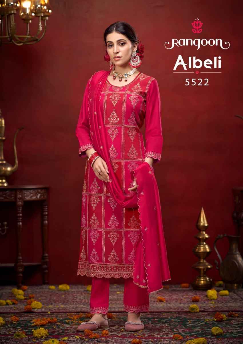 Rangoon Albeli Silk Kurti Combo 2 pcs Catalogue