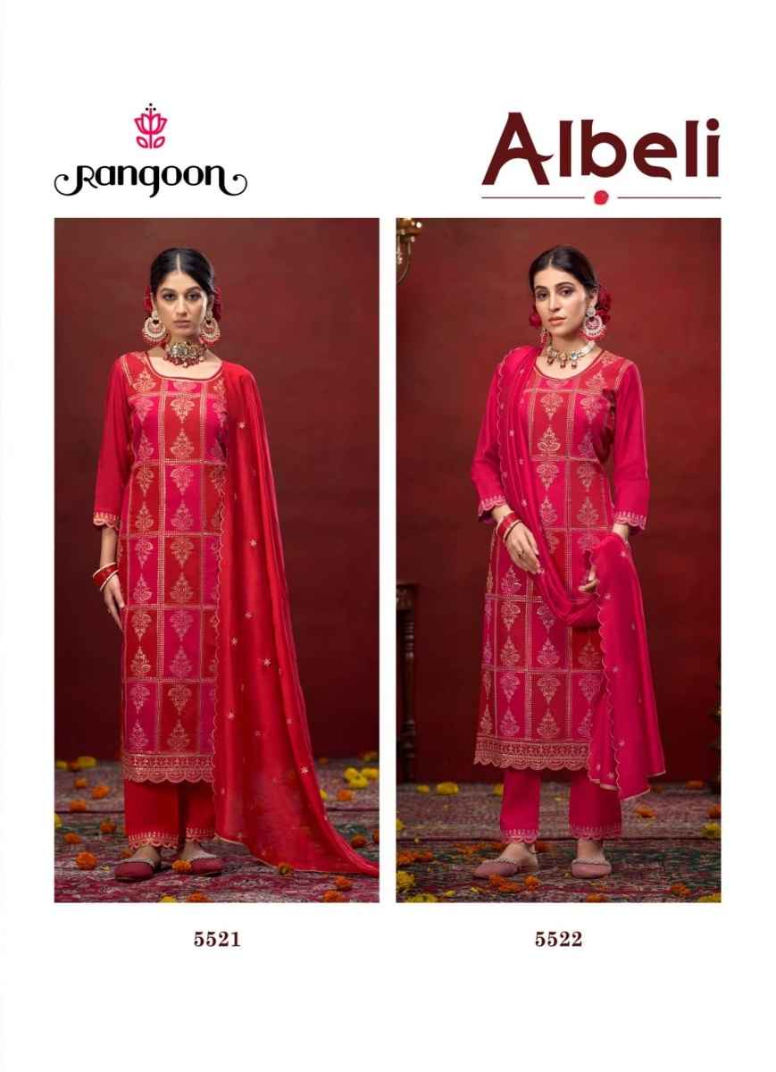 Rangoon Albeli Silk Kurti Combo 2 pcs Catalogue