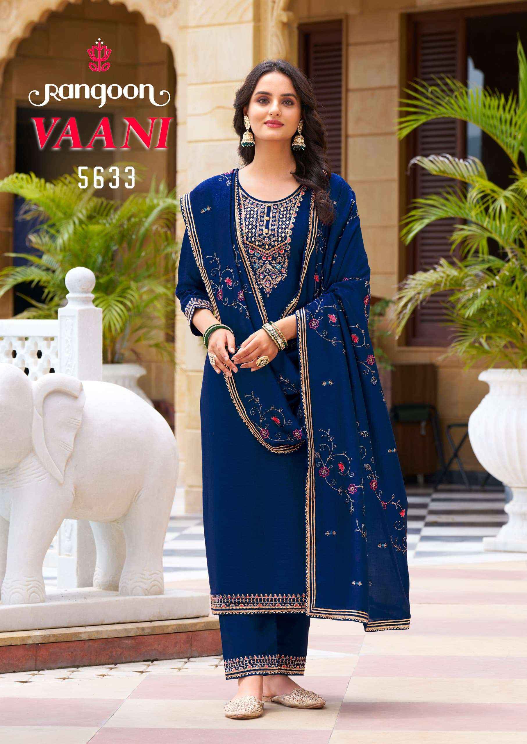 Rangoon Vaani Readymade Silk Dress 6 pcs Catalogue