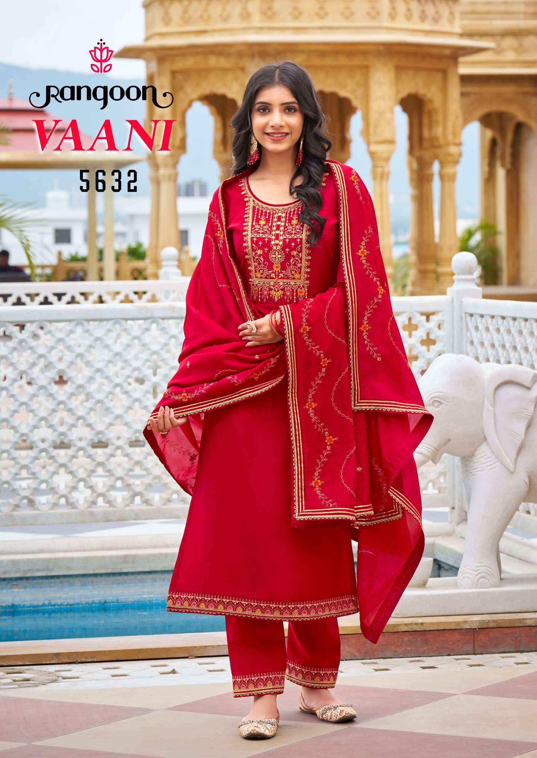 Rangoon Vaani Readymade Silk Dress 6 pcs Catalogue