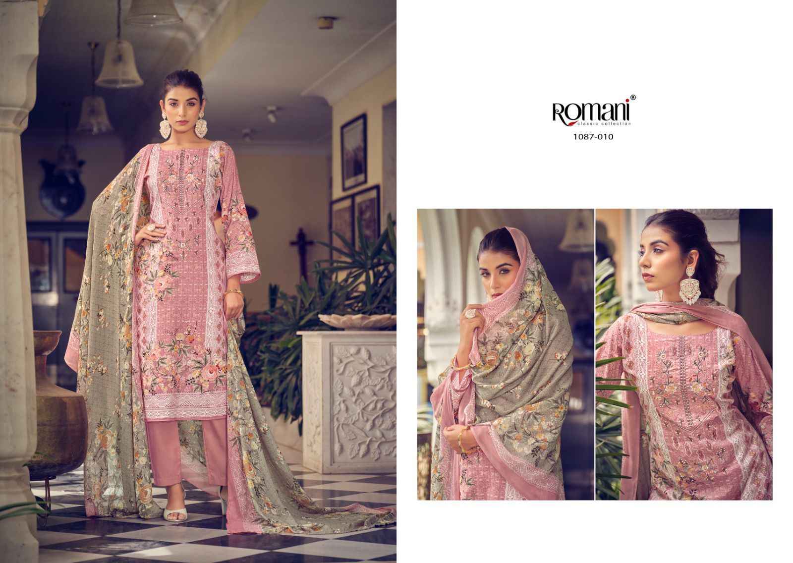 Romani Aarzu Vol 4 Cotton Dress Material 10 pcs Catalogue