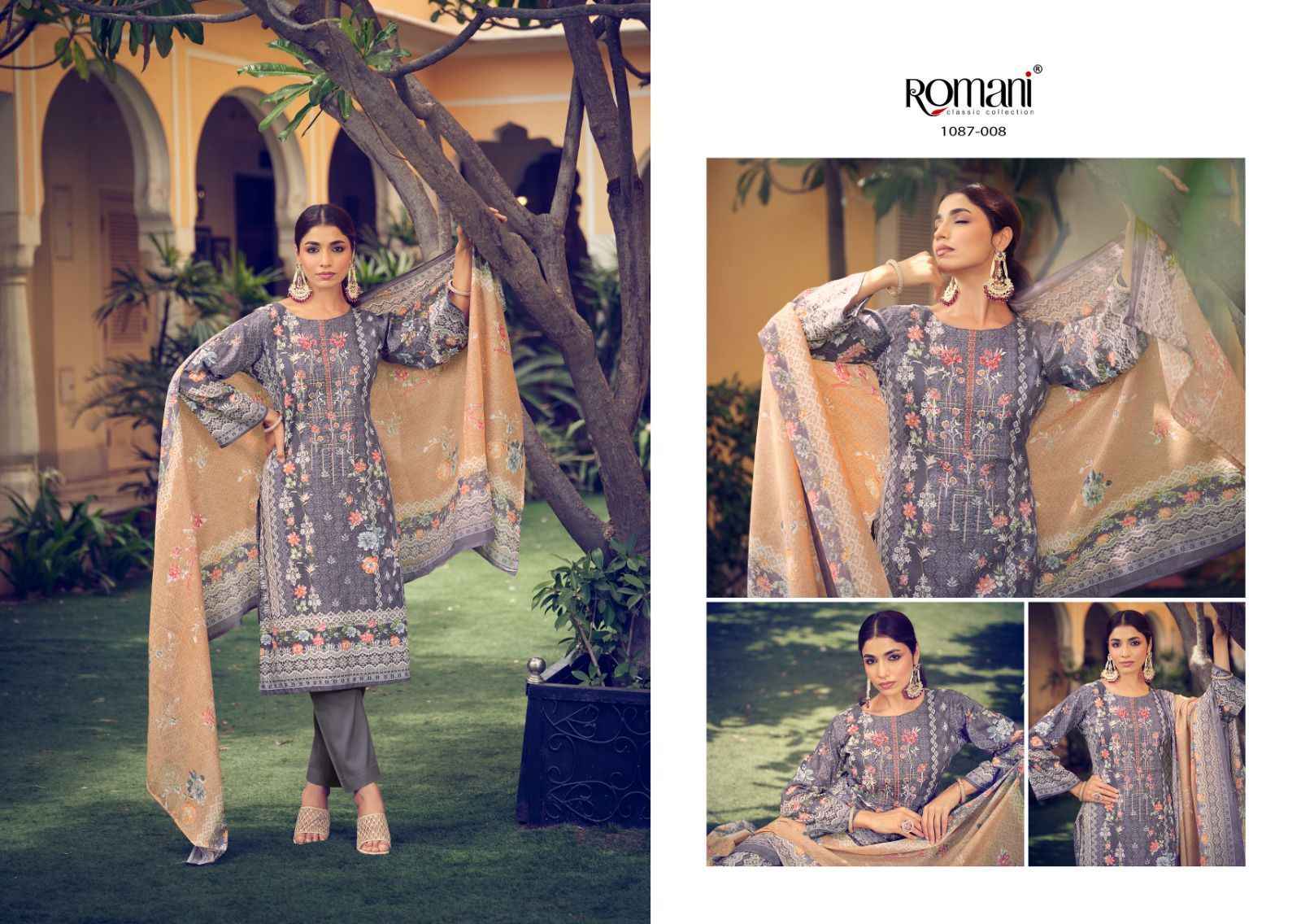 Romani Aarzu Vol 4 Cotton Dress Material 10 pcs Catalogue