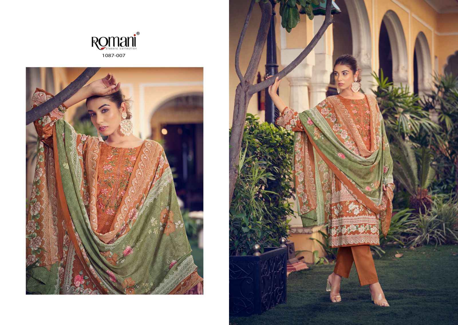 Romani Aarzu Vol 4 Cotton Dress Material 10 pcs Catalogue