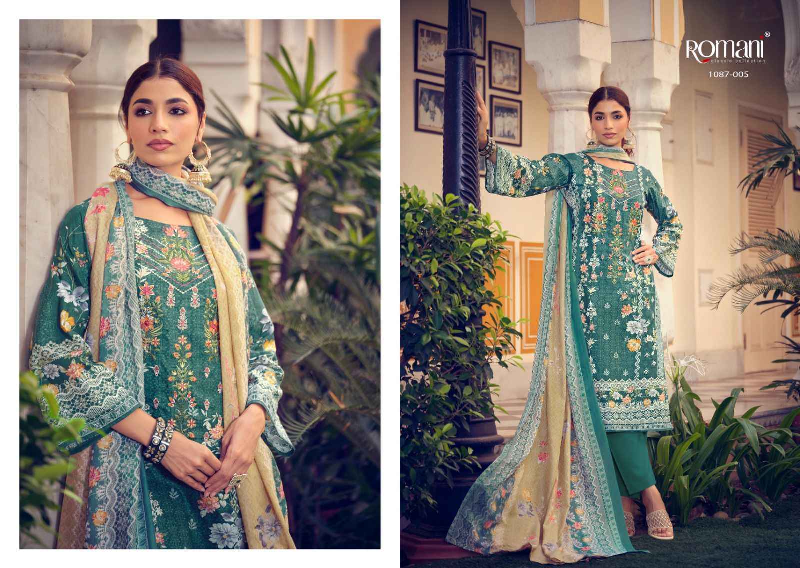 Romani Aarzu Vol 4 Cotton Dress Material 10 pcs Catalogue