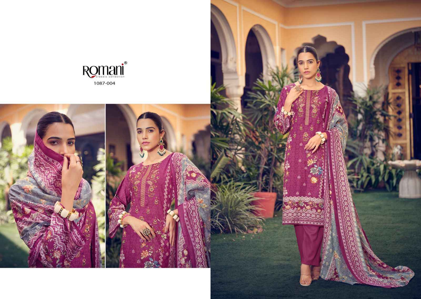 Romani Aarzu Vol 4 Cotton Dress Material 10 pcs Catalogue