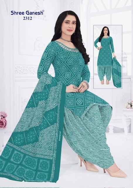 Shree Ganesh Bandhani Vol 3 Cotton Dress Material 15 pcs Catalogue