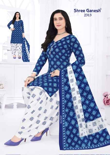 Shree Ganesh Bandhani Vol 3 Cotton Dress Material 15 pcs Catalogue