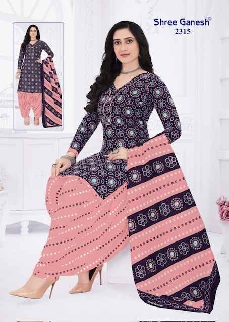 Shree Ganesh Bandhani Vol 3 Cotton Dress Material 15 pcs Catalogue