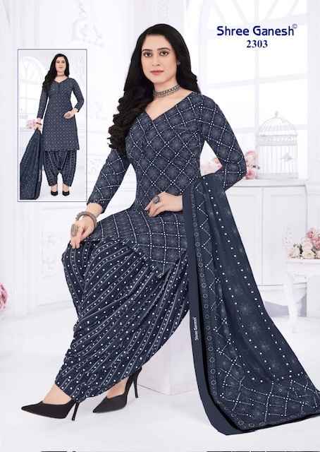 Shree Ganesh Bandhani Vol 3 Cotton Dress Material 15 pcs Catalogue