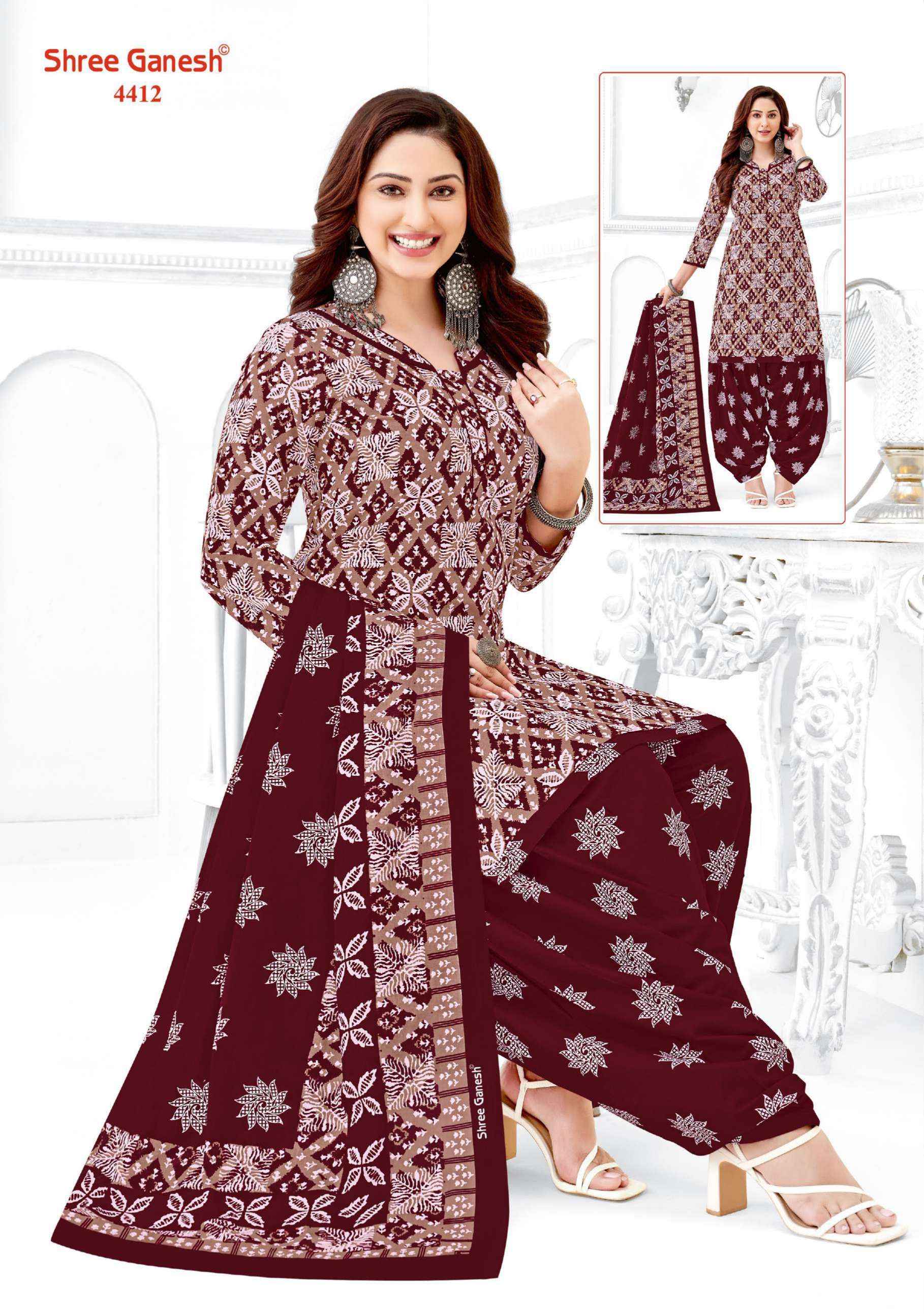 Shree Ganesh Hansika Vol 24 Cotton Dress Material 36 pcs Catalogue
