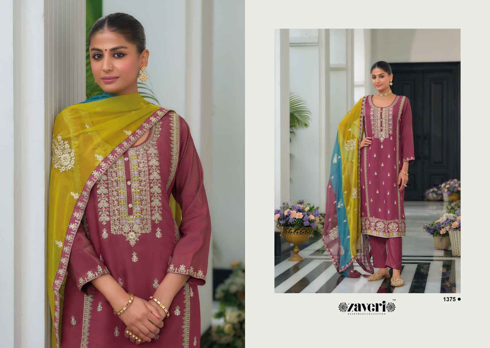 Simar Robe Zaveri Simar Readymade Simar Dress Online Ladies Suits Trader