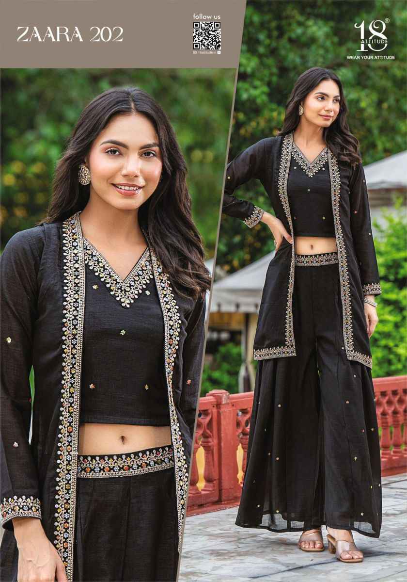 18 Attitude Zara Vol 2 Vichitra Silk Kurti Combo 5 pcs Catalogue
