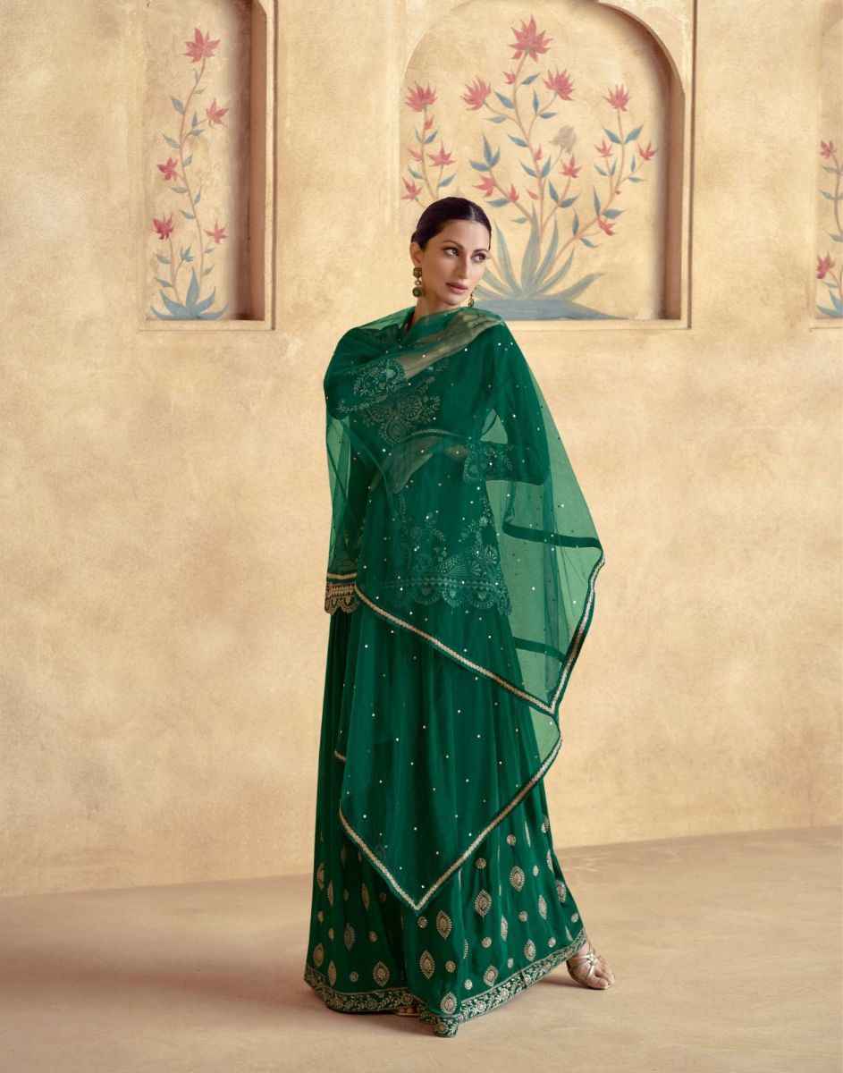 Aashirwad Creation Chakori Readymade Chinon Silk Dress 4 pc Cataloge