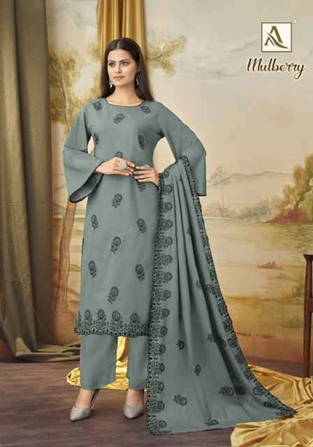 Alok Mulberry Cotton Dress Material 8 pcs Catalogue