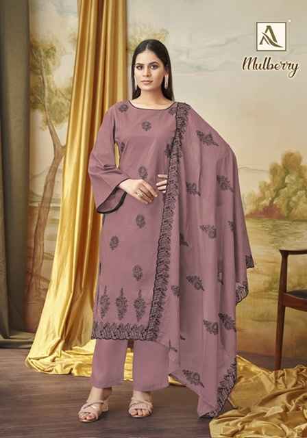 Alok Mulberry Cotton Dress Material 8 pcs Catalogue