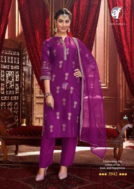 Anju Fabrics Bandhan Vol 4 Dola Silk Kurti Combo 5 pcs Catalogue