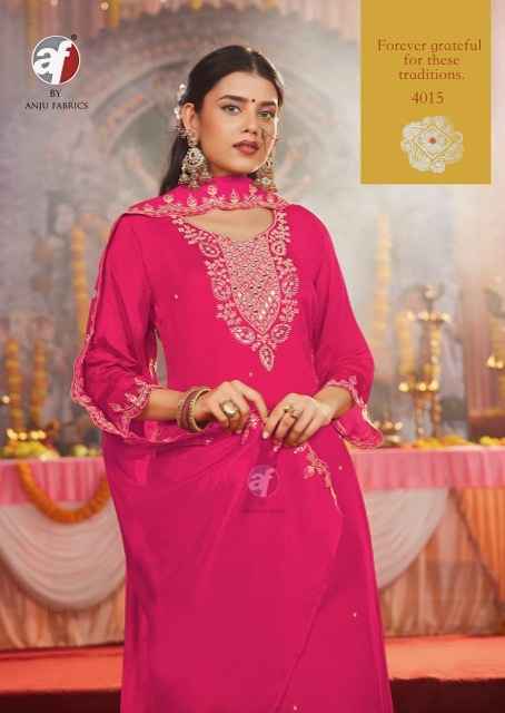 Anju Fabrics Sahiba Vol 6 Chinon Kurti Combo 6 pcs Catalogue