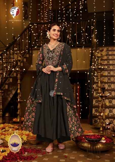 Anju Fabrics Shubh Aavsar Viscose Kurti Combo 5 pcs Catalogue