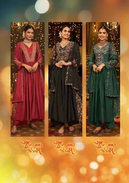Anju Fabrics Shubh Aavsar Viscose Kurti Combo 5 pcs Catalogue