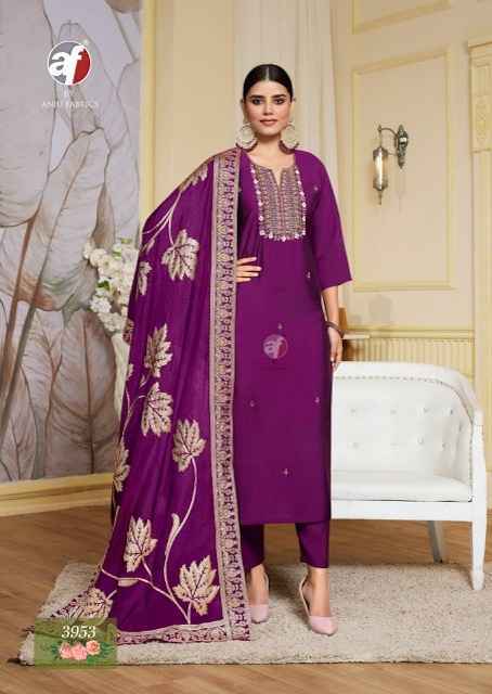 Anju Fabrics Vastra Vol 4 Readymade Silk Dress 6 pcs Catalogue