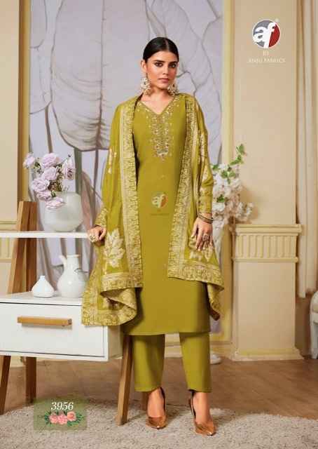 Anju Fabrics Vastra Vol 4 Readymade Silk Dress 6 pcs Catalogue