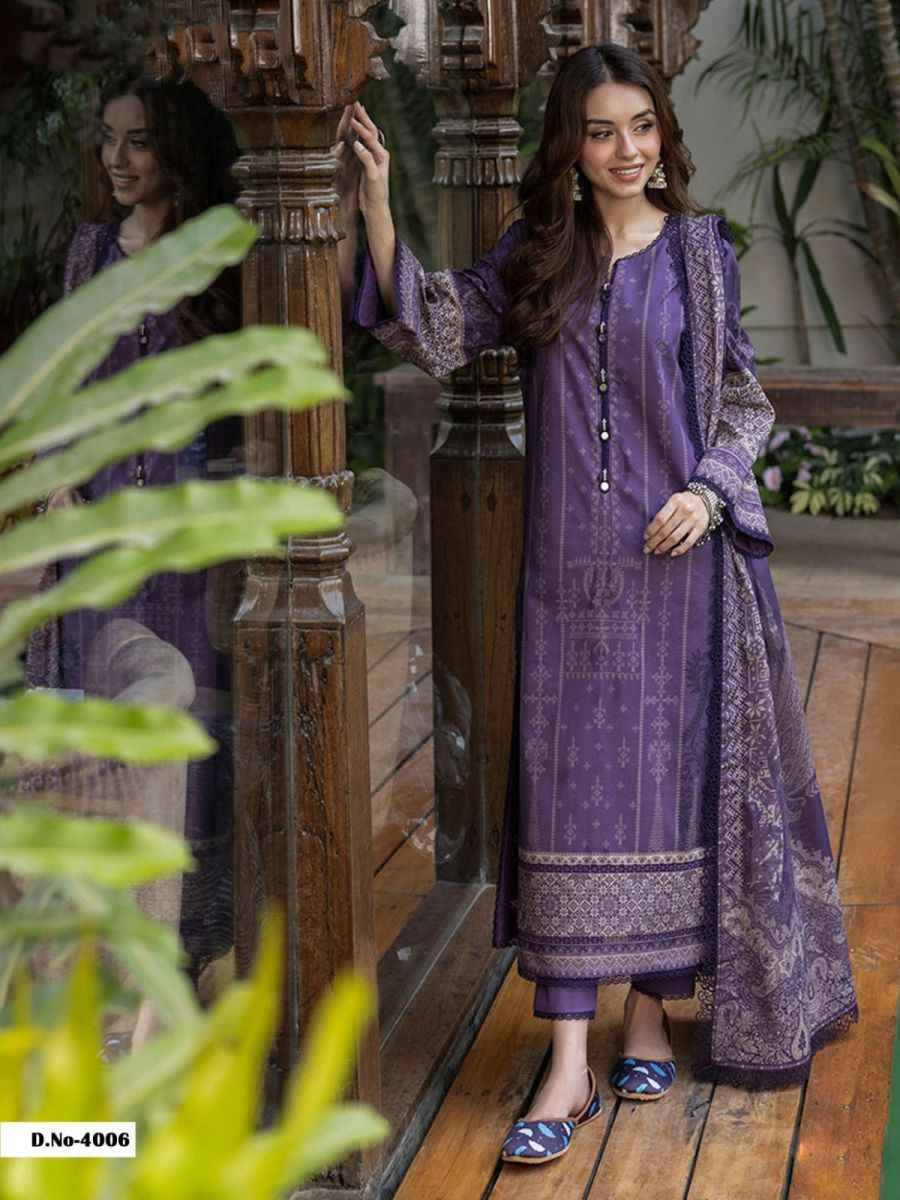 Asifa Nabeel Vol 4 Cotton Dress Material 6 pcs Catalogue